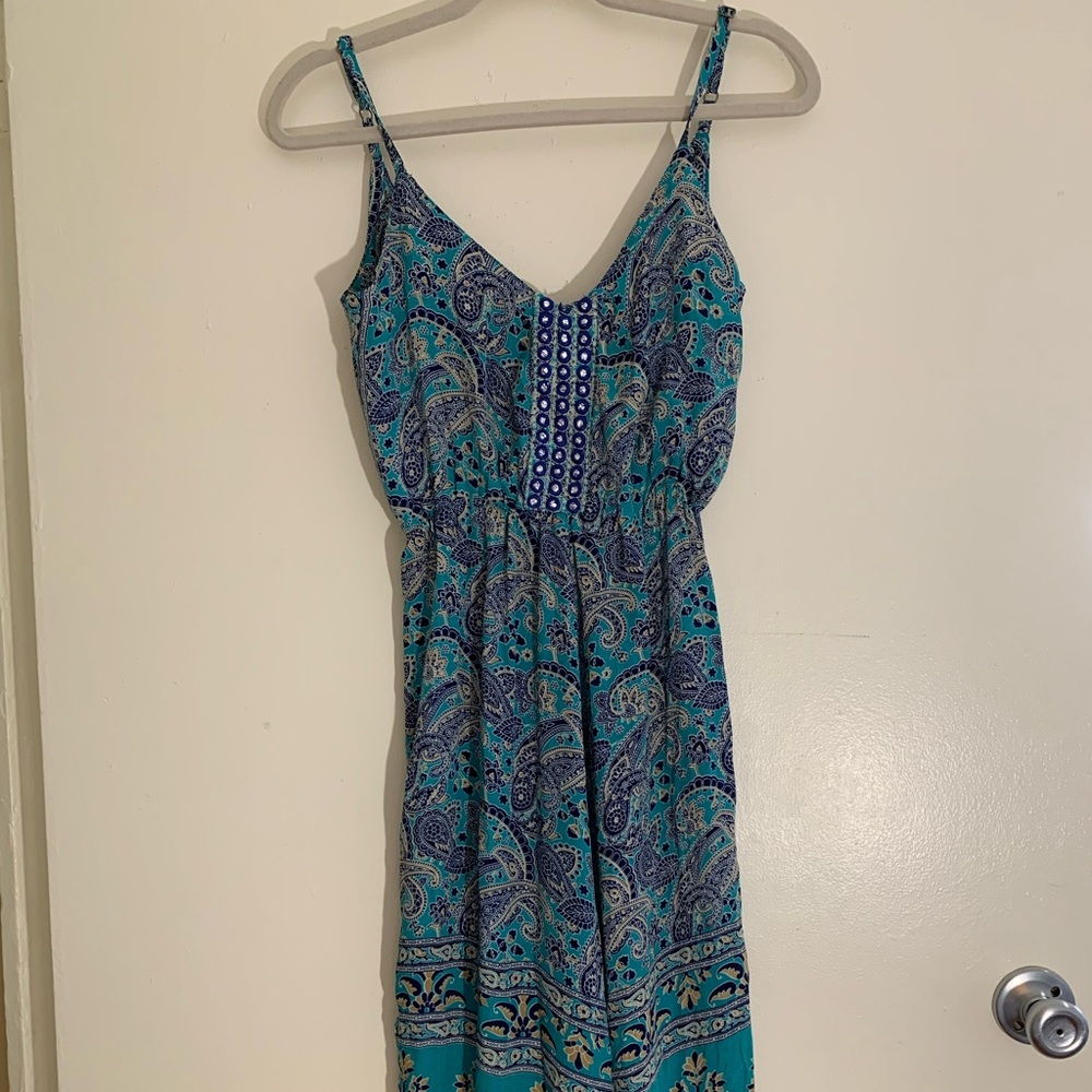 Earthbound Women’s Bohemian Full Length Summer Jumpsuit size Small